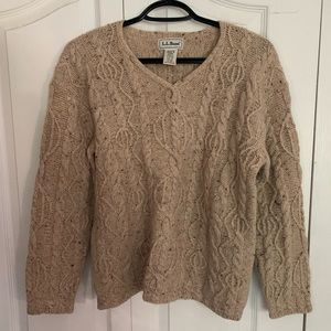L.L. Bean Woman’s Cable Pullover Sweater